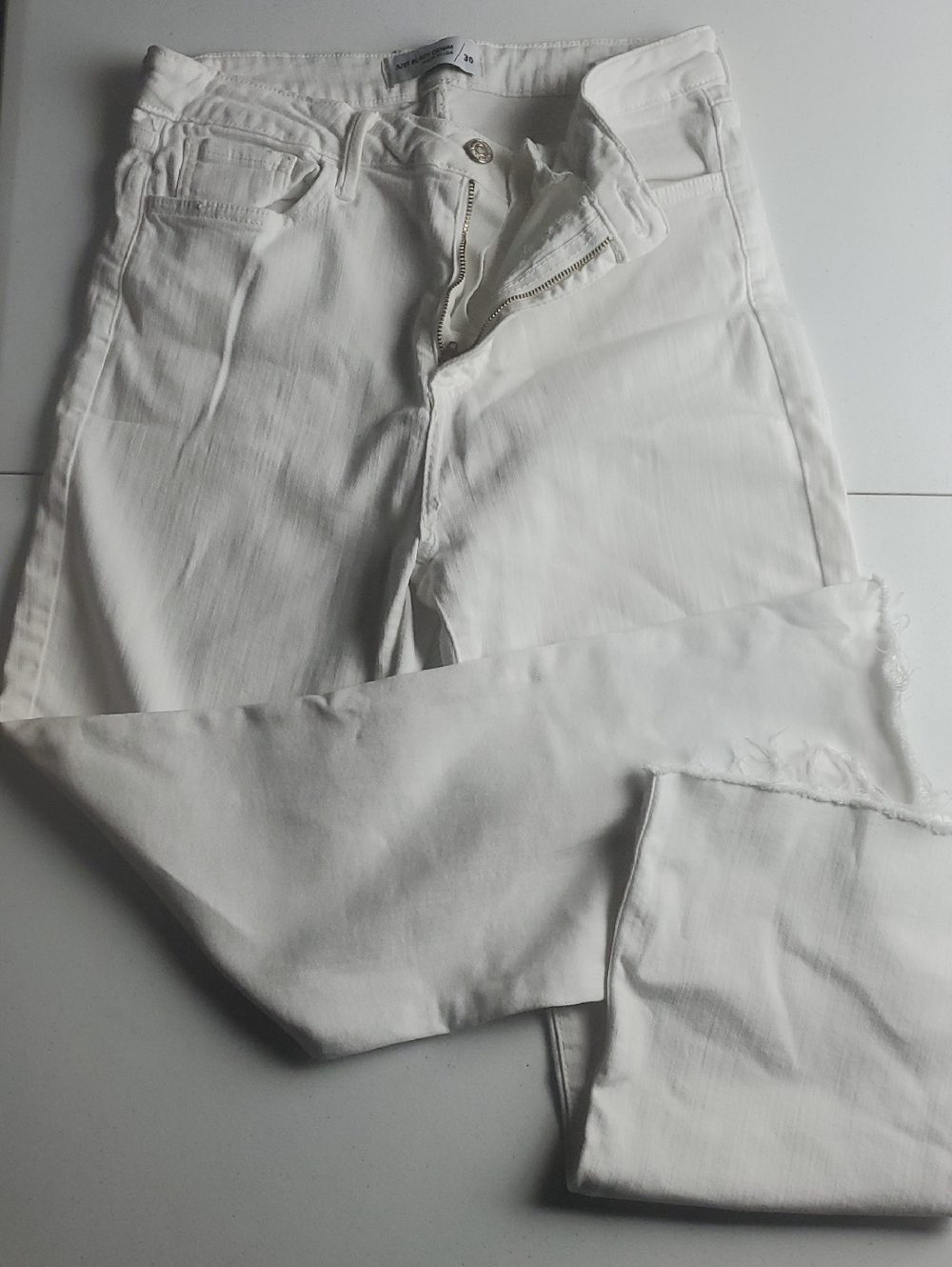 Just Black White Denim Jeans